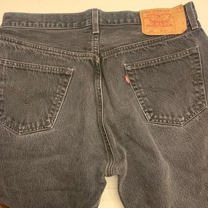 Levi 501 black jeans